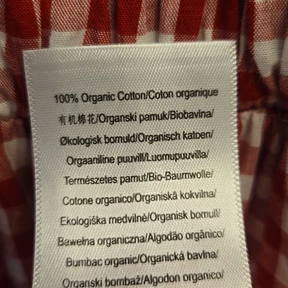 DAMSON MADDER Dakota Red Gingham Bow Midi Dress EU 8/US 4 - Picture 12 of 13